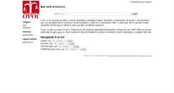 Desktop Screenshot of civvic.ro